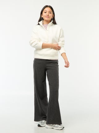 Pantalon large doudou uni