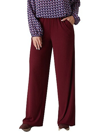 Pantalon large effet plissé - DAXON