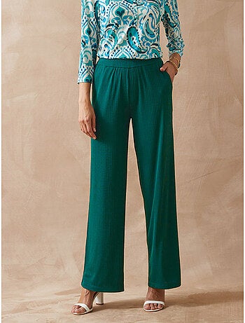 Pantalon large effet plissé - DAXON