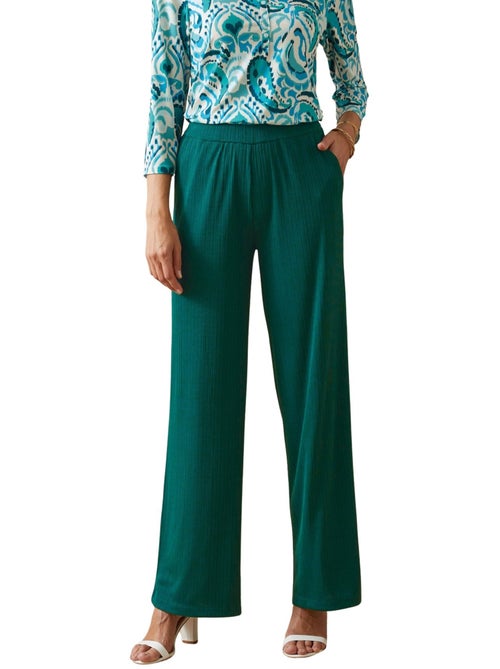 Pantalon large effet plissé - DAXON - Kiabi