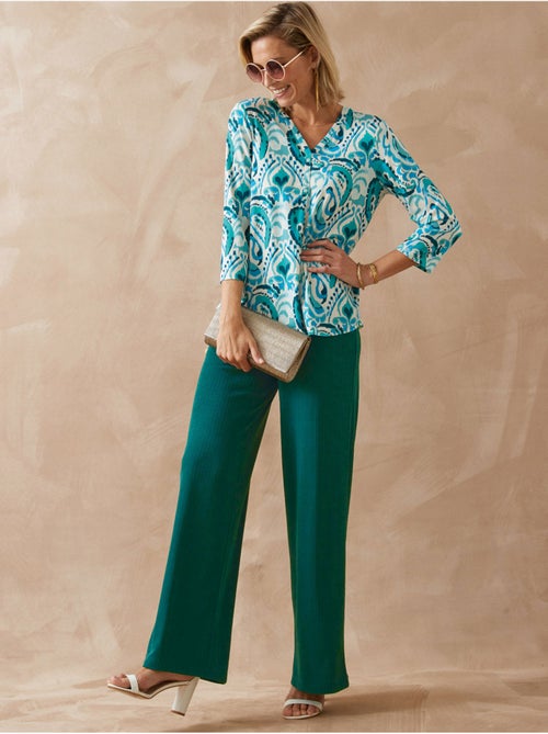 Pantalon large effet plissé - DAXON - Kiabi