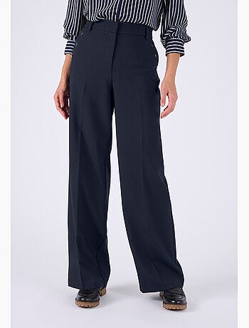 Pantalon large effet pont - Damart