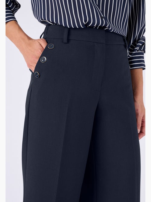 Pantalon large effet pont - Damart - Kiabi