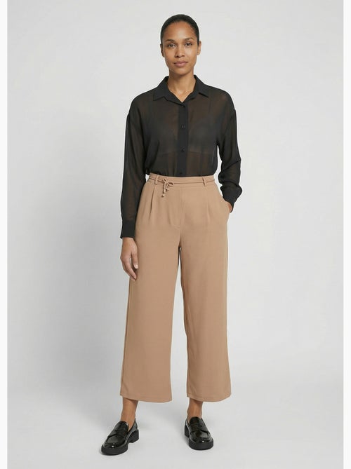 Pantalon large élastiqué, Essentiel - Afibel - Kiabi