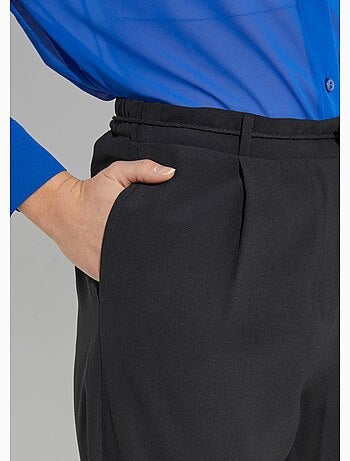 Pantalon large élastiqué, Essentiel - Afibel