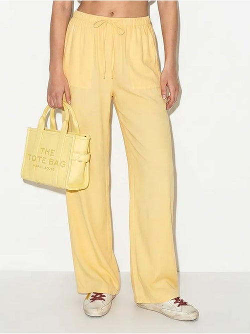 Pantalon large en coton à taille coulissée lucci - Kiabi Pantalon large en coton à taille coulissée lucci - Kiabi