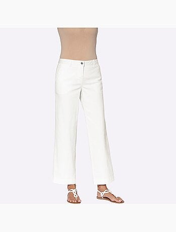 Pantalon large en coton et coupe ample - taille standard - witt