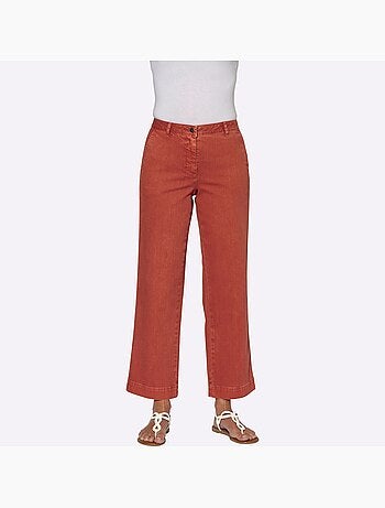 Pantalon large en coton et coupe ample - taille standard - witt