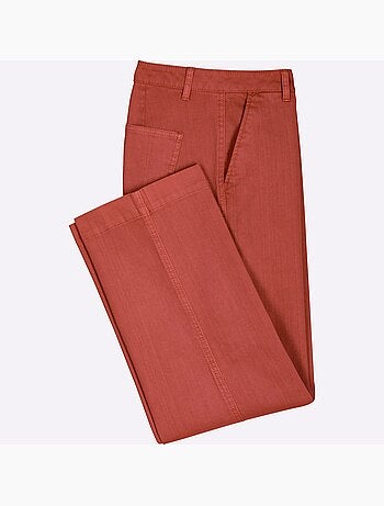Pantalon large en coton et coupe ample - taille standard - witt