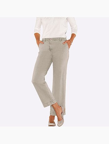 Pantalon large en coton et coupe ample - taille standard - witt