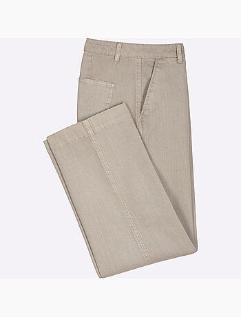 Pantalon large en coton et coupe ample - taille standard - witt