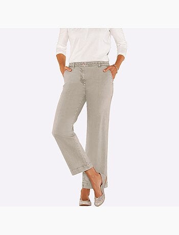 Pantalon large en coton et coupe ample - taille standard - witt
