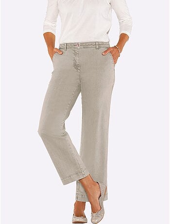 Pantalon large en coton et coupe ample - taille standard - witt