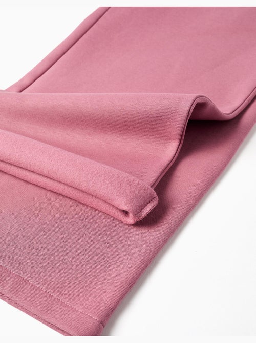 Pantalon large en coton peigné avec cordon de serrage - Kiabi