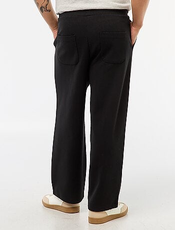 Pantalon large en coton uni