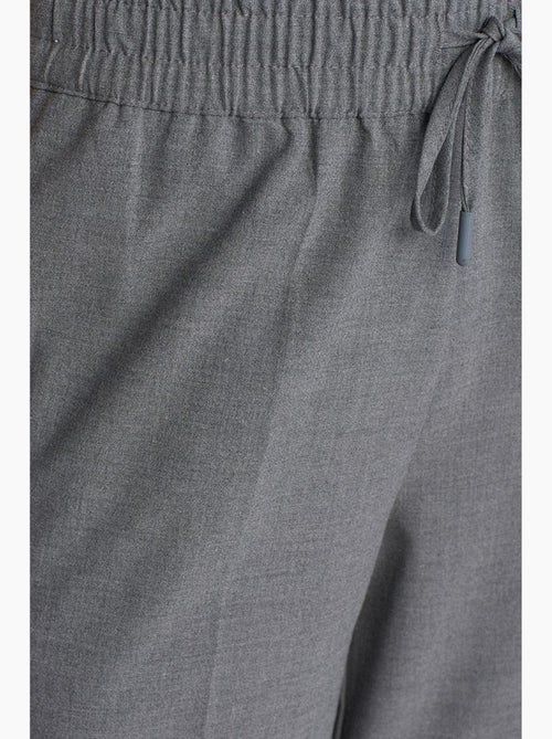 Pantalon large en crêpe à taille coulissante dilvin - Kiabi Pantalon large en crêpe à taille coulissante dilvin - Kiabi