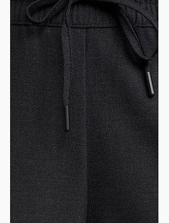 Pantalon large en crêpe à taille coulissante dilvin