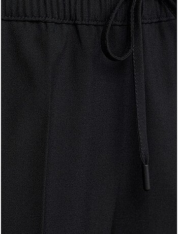 Pantalon large en crêpe à taille coulissante dilvin