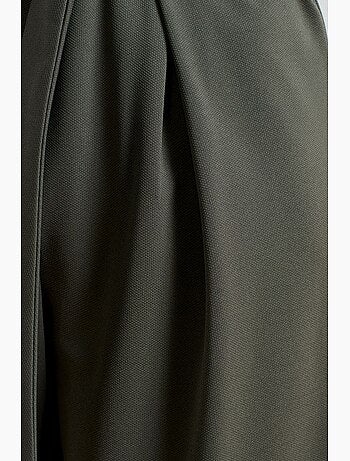 Pantalon large en crêpe à taille haute dilvin
