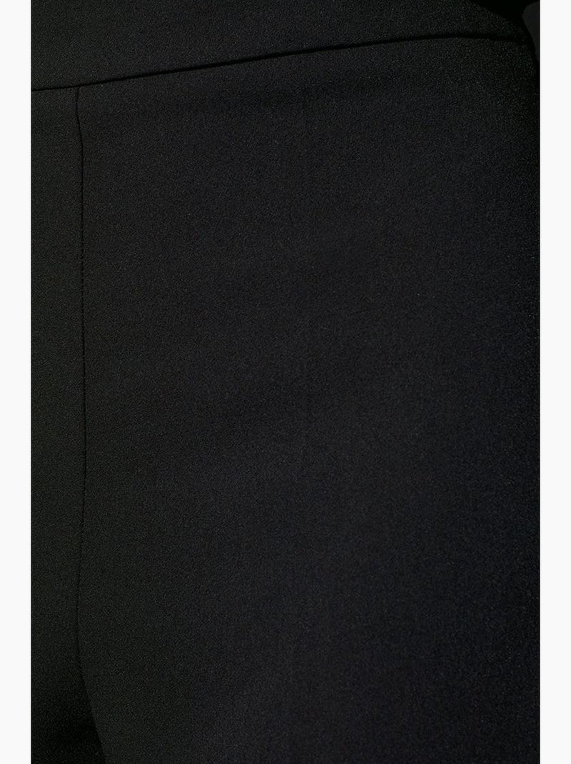 Pantalon large en crêpe à taille haute dilvin Noir - Kiabi