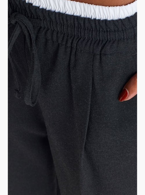 Pantalon large en crêpe dilvin - Kiabi Pantalon large en crêpe dilvin - Kiabi