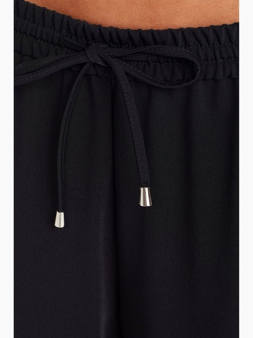 Pantalon large en crêpe dilvin - Kiabi