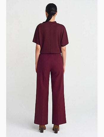 Pantalon large en crêpe dilvin