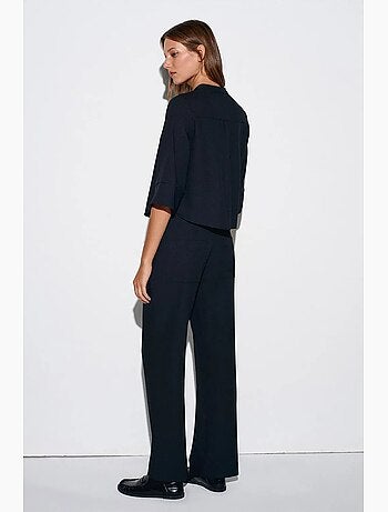 Pantalon large en crêpe pour femme dilvin
