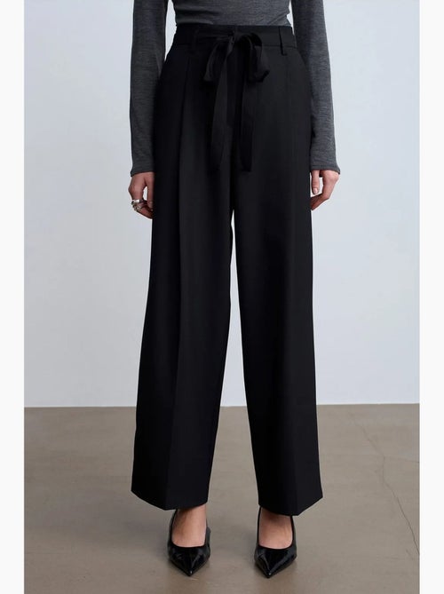 Pantalon large en crêpe pour femme dilvin - Kiabi Pantalon large en crêpe pour femme dilvin - Kiabi