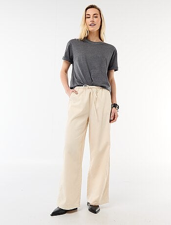 Pantalon large en denim