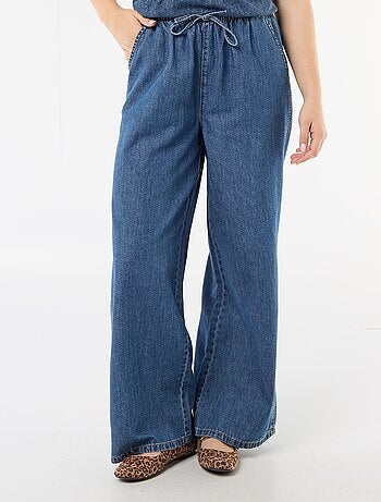 Pantalon large en denim