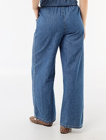 Pantalon large en denim