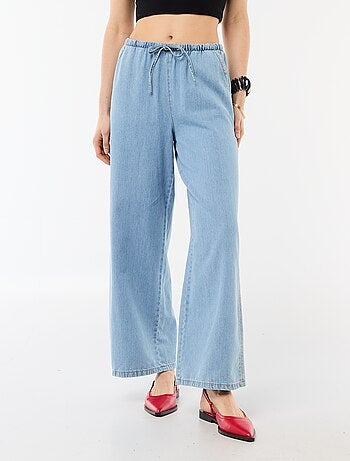 Pantalon large en denim