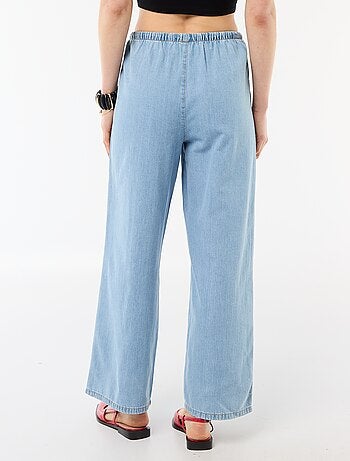Pantalon large en denim