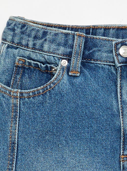 Pantalon large en denim - Kiabi Pantalon large en denim - Kiabi