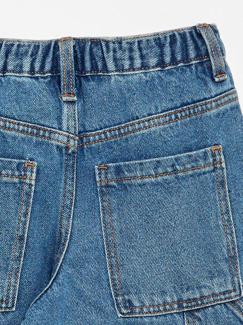 Pantalon large en denim - Kiabi Pantalon large en denim - Kiabi