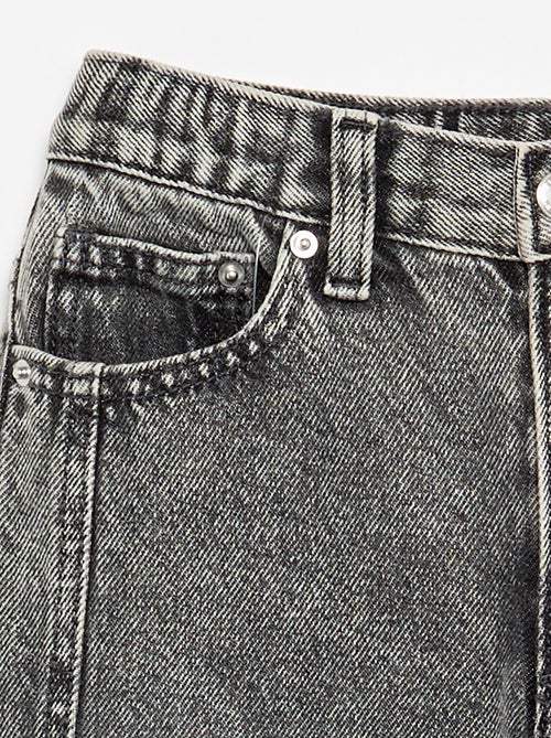 Pantalon large en denim - Kiabi Pantalon large en denim - Kiabi