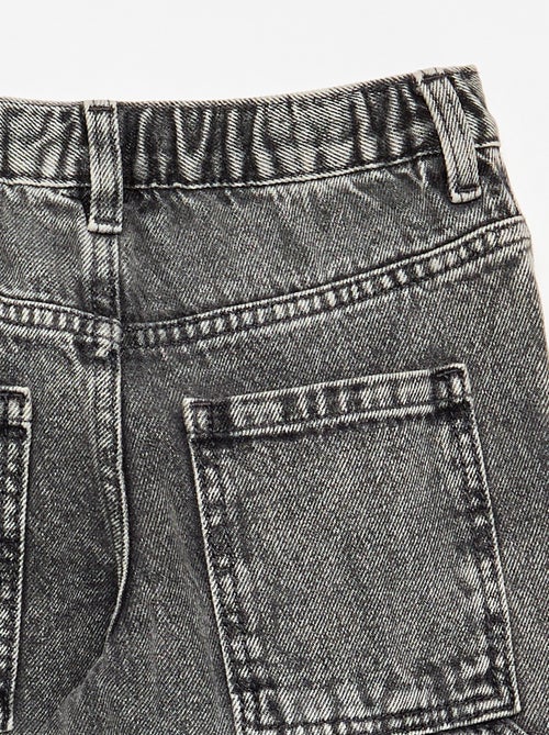 Pantalon large en denim - Kiabi Pantalon large en denim - Kiabi