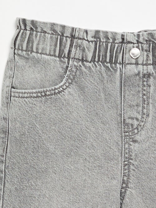 Pantalon large en denim - Kiabi Pantalon large en denim - Kiabi