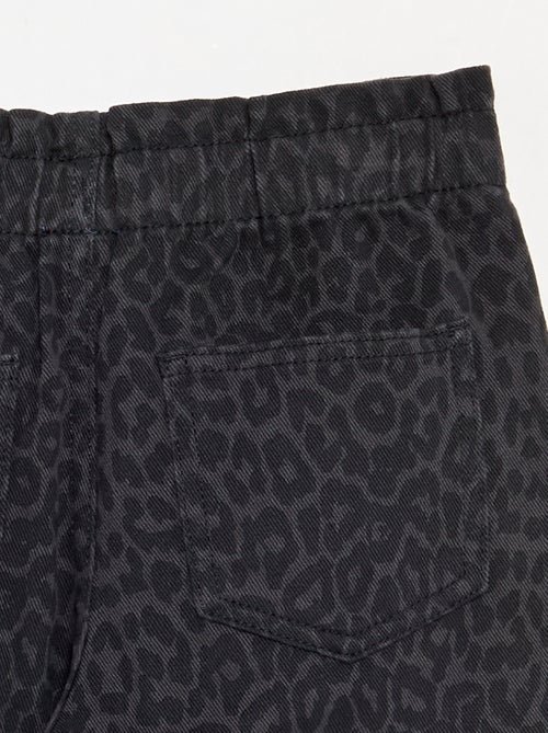 Pantalon large en denim - Kiabi Pantalon large en denim - Kiabi