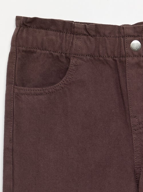Pantalon large en denim - Kiabi