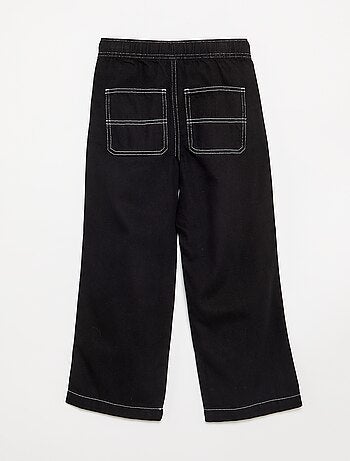 Pantalon large en denim