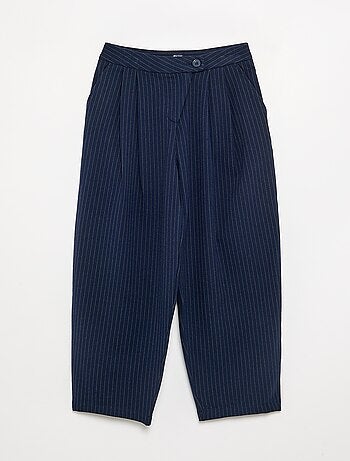 Pantalon large en flanelle