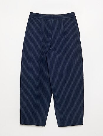 Pantalon large en flanelle