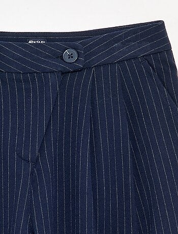 Pantalon large en flanelle