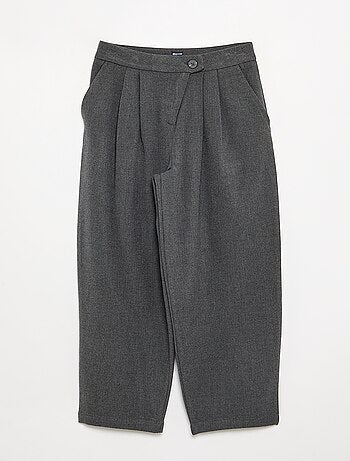 Pantalon large en flanelle