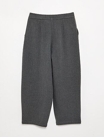 Pantalon large en flanelle