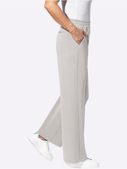 Pantalon large en jersey avec ceinture élastique et poches - taille standard - witt - Kiabi Pantalon large en jersey avec ceinture élastique et poches - taille standard - witt - Kiabi