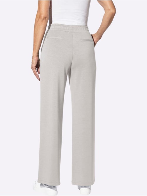 Pantalon large en jersey avec ceinture élastique et poches - taille standard - witt - Kiabi Pantalon large en jersey avec ceinture élastique et poches - taille standard - witt - Kiabi