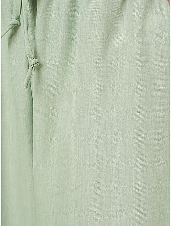 Pantalon large en lin bdart